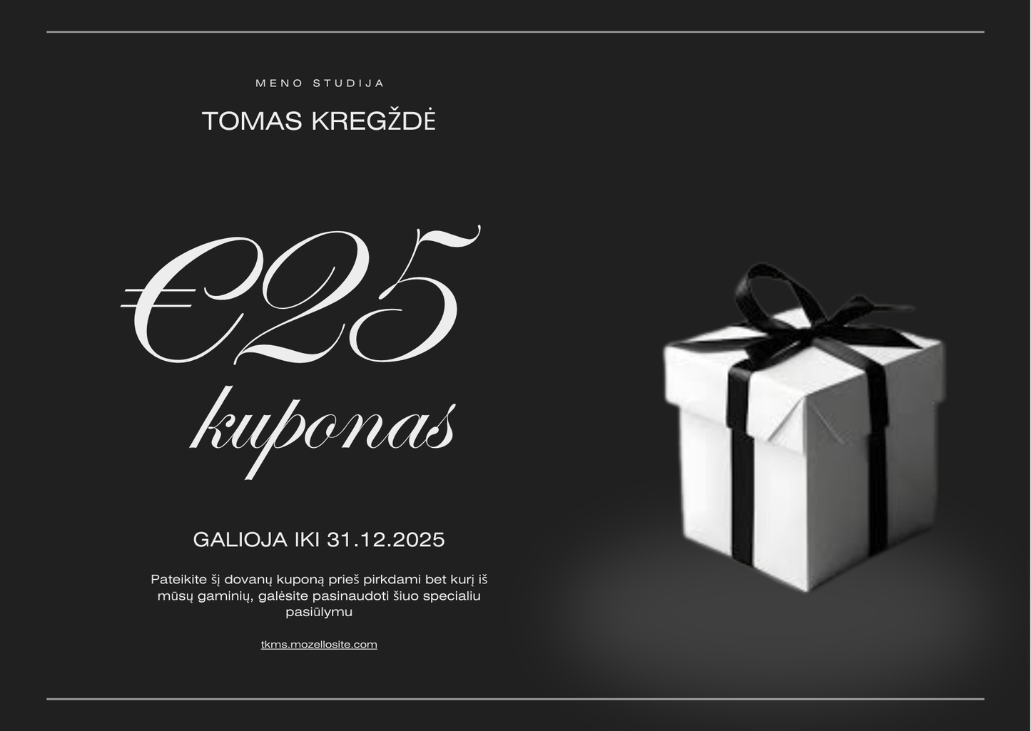 DOVANŲ KUPONAS