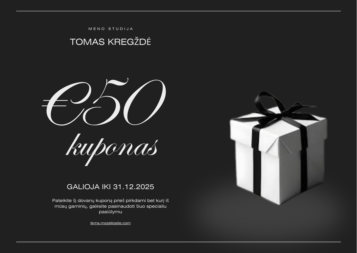 DOVANŲ KUPONAS